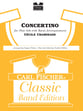 Concertino, Op. 107 Concert Band sheet music cover